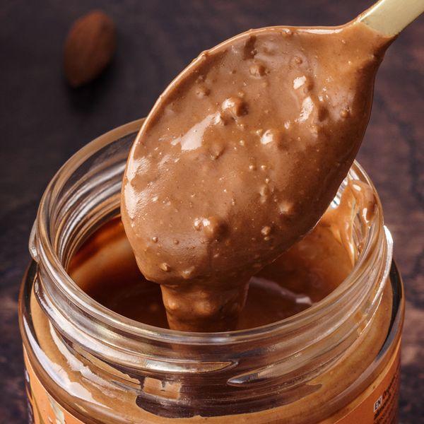Actual product image Naturally Pam Spread Organic Crunchy Nut Butter Roasted Almonds 200 g (370 g)