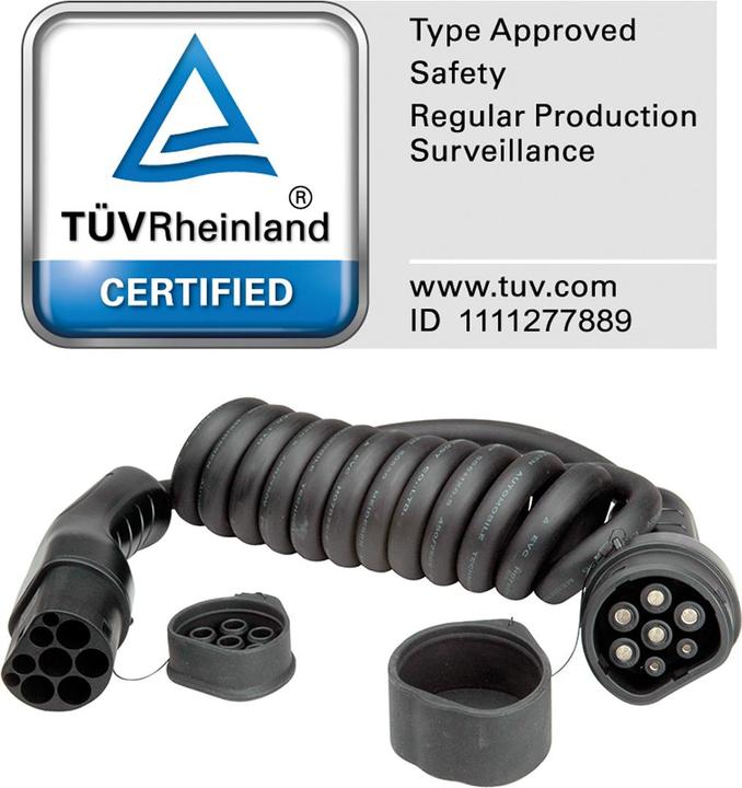 Produktbild Roline EV-Ladekabel (Typ 2, 22 kW, 32 A, 5 m)