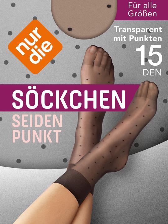 Nur Die Söckchen Seidenpunkt (Einzelpack, One Size)