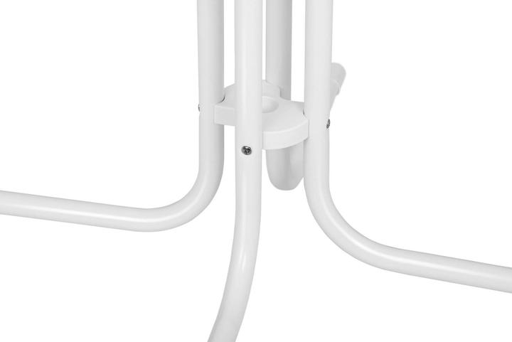 Actual product image Royal Catering High Top Bar Table - Ø 80 cm - folding - white (88 x 80 cm)