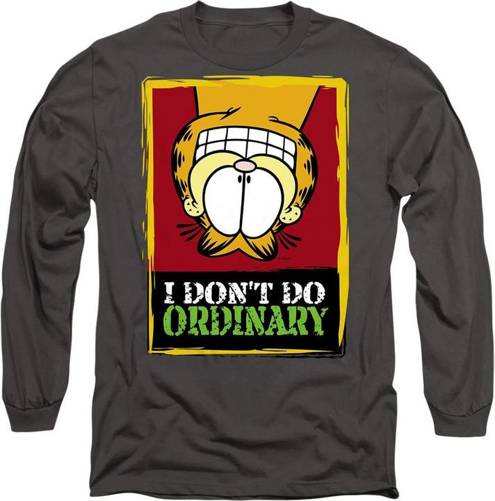 Actual product image Garfield Unisex Adult I Don't Do Ordinary T-Shirt (S)