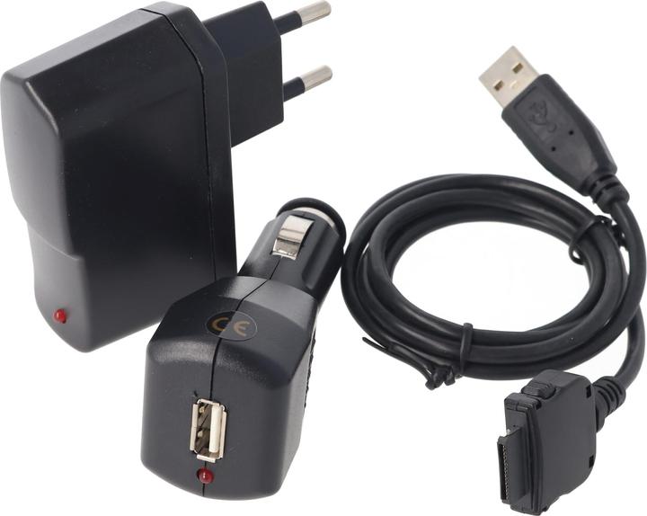 Produktbild AccuCell PDA Lade Sync Set, Handspring Treo 90, 180, 270, 300