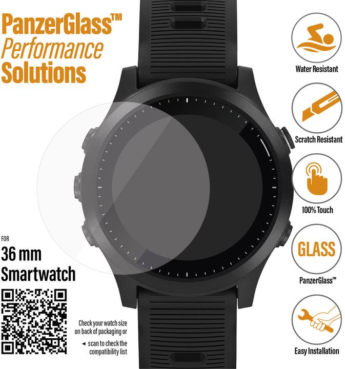 Actual product image PanzerGlass Screen protector 36 mm Smartwatches
