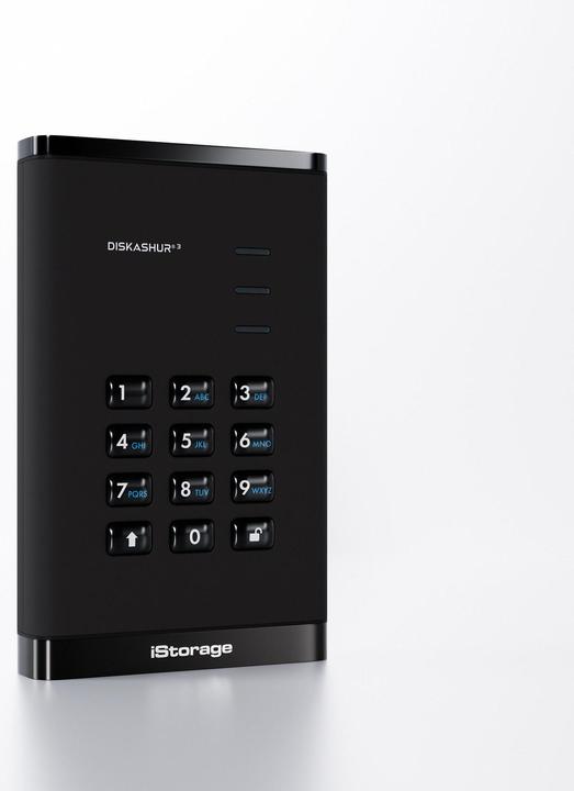 Image du produit iStorage diskAshur3 SSD 16TB - Noir (16000 Go)