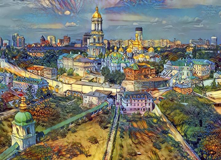 Actual product image Bluebird Puzzle Kiev, Ukraine 1000 pieces (1000 pieces)