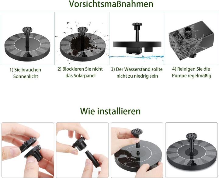 Actual product image LS Solar Springbrunnen Deluxe