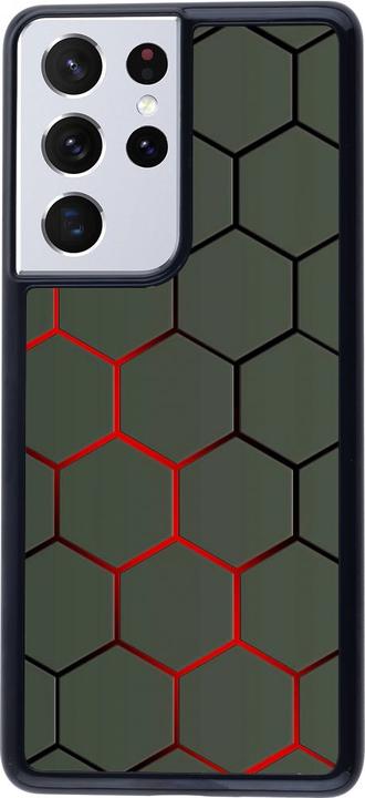 Actual product image PhoneLook Cover Geometric Line red (Samsung Galaxy S21 Ultra 5G)