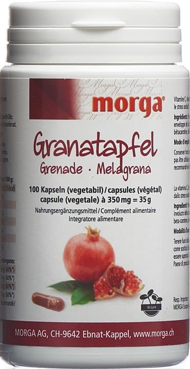 Actual product image Morga Pomegranate Vegicaps (100 Piece, Capsules, 35 g)