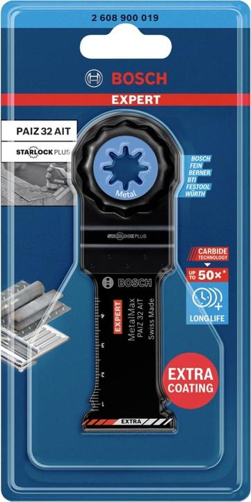 Produktbild Bosch Professional Zubehör EXPERT MetalMax PAIZ 32 AIT Blatt für Multifunktionswerkzeuge, 50 x 32 mm, 10 Stück