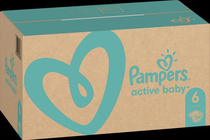 Image du produit Pampers Active Baby (Taille 6, Pack mensuel, 128 pièce(s))