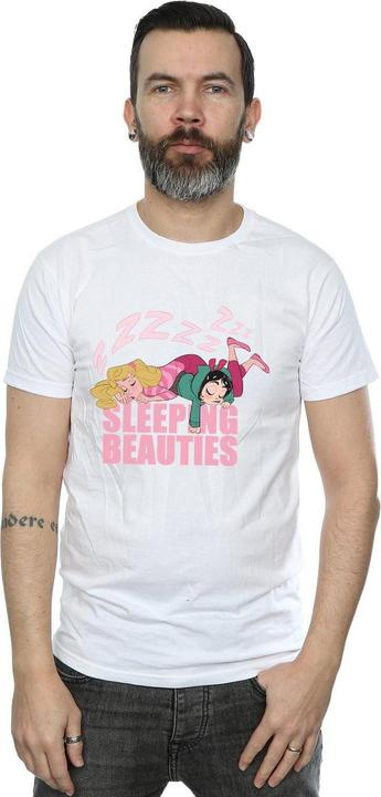 Actual product image Disney Mens Wreck It Ralph Aurora And Vanellope T-Shirt (4XL)