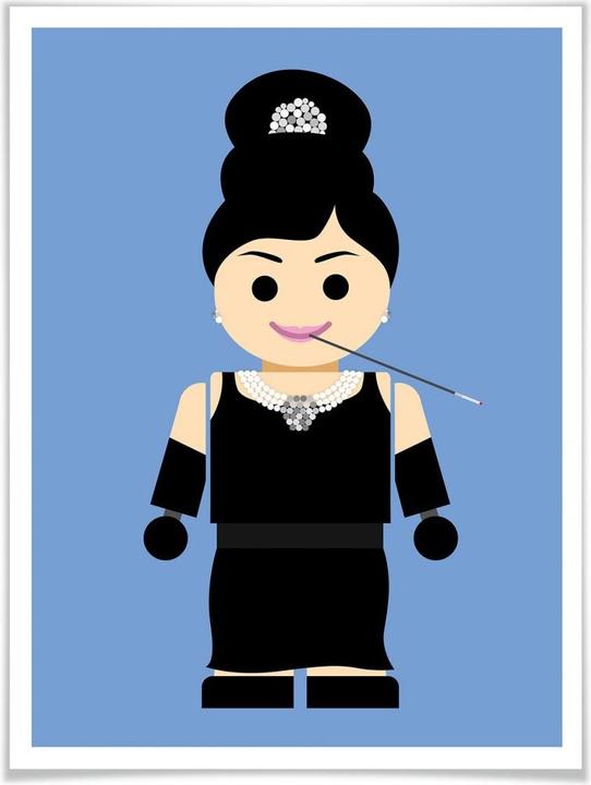 Image du produit Trenddeko Jouet Audrey Hepburn (60 x 80 cm)