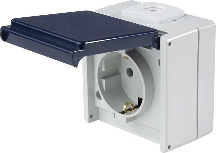 Actual product image As - Schwabe Aufputz-Steckdose