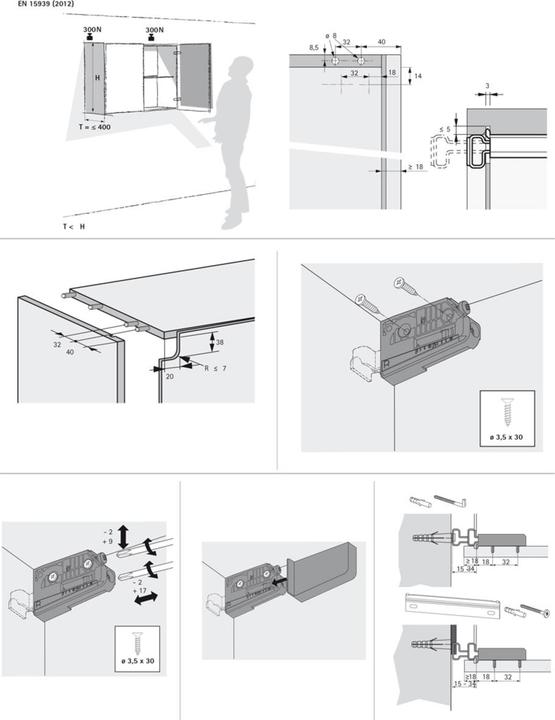 Produktbild Hettich Schrankaufhänger SAH 15 (25 Stk.)