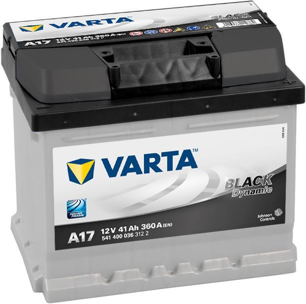 Image du produit Varta Black Dynamic A17 (12 V, 41 Ah, 360 A)