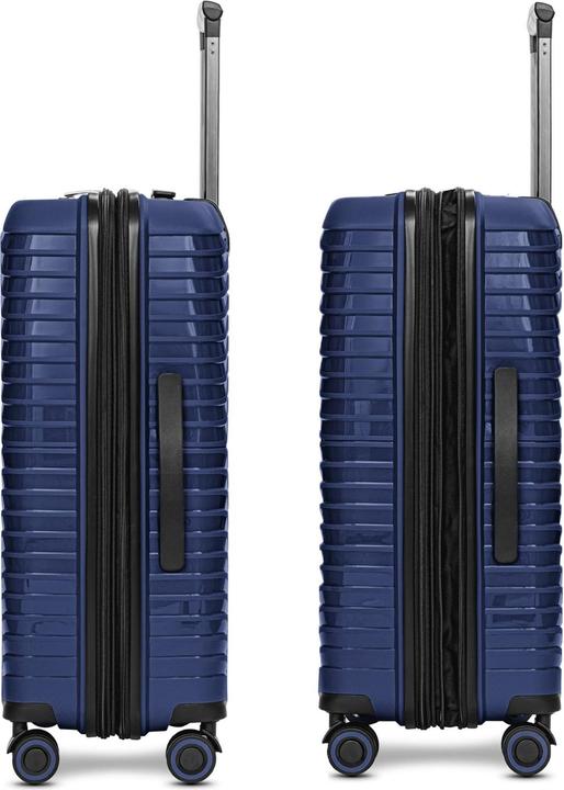 Immagine prodotto Stratic Set di valigie Shine a 4 ruote 3 pezzi con piega elastica (193 l, XL (da 115l))