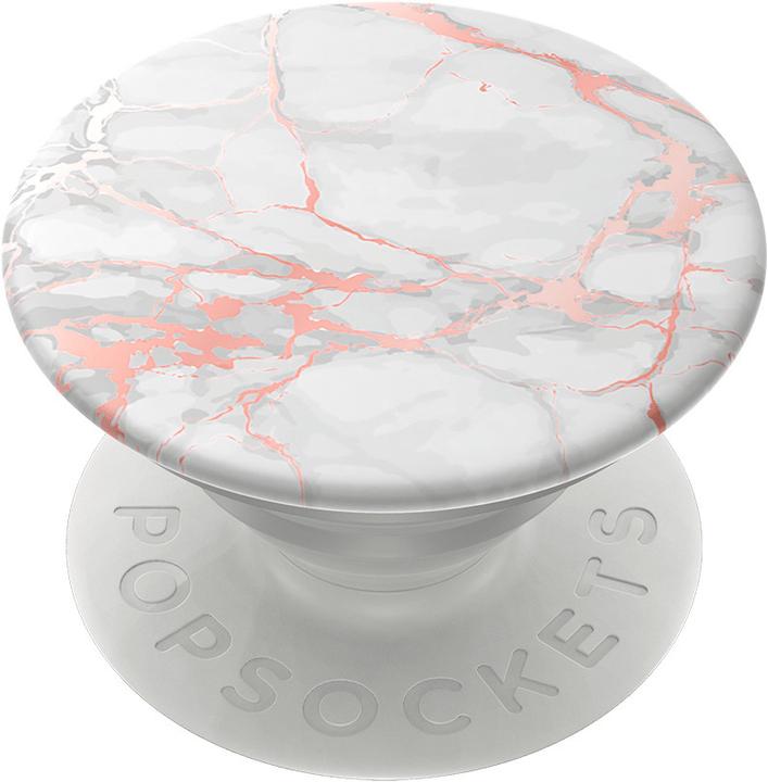 Actual product image PopSockets PopGrip Rose Gold Lutz Marble