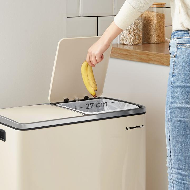 Actual product image Songmics Waste bin with lid and inner bin (60 l)