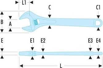 Productafbeelding Facom Vorksleutel 101 (33 mm)