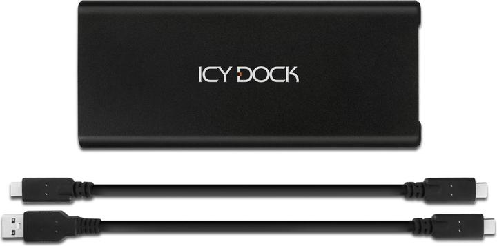 Actual product image Icy Dock ICYNano M.2 NVMe PCIe SSD to USB 3.2 Gen 2 ext. (M.2)