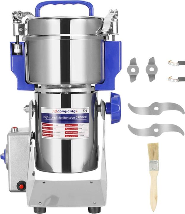 Moongiantgo Mulino elettrico per cereali da 400 g (1800 W)