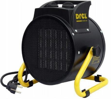 Drel Elektrische Heizung 220-240V 2KW Haushaltsofen Heizkörper für Herbst Winter, Schwarz (2000 W)