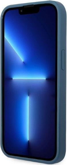 Image du produit Guess GUHCP13MP4TPB iPhone 13 6,1" niebieski/blue hardcase 4G Triangle Logo Cardslot (Apple iPhone 13)