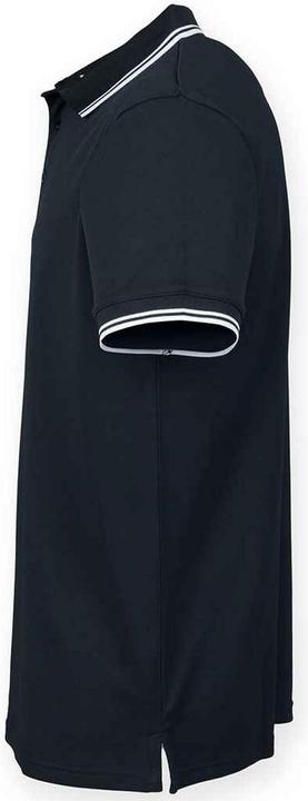 Actual product image Henbury Mens CoolPlus Tipped Polo Shirt (S)