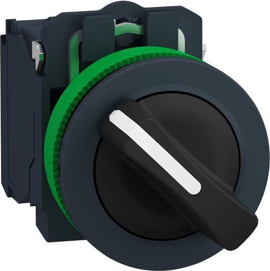 Image du produit APC Commutateur sélectif, complet, plat, ø30mm, 1NO + 1NC, 90°, à verrouillage, borne à vis