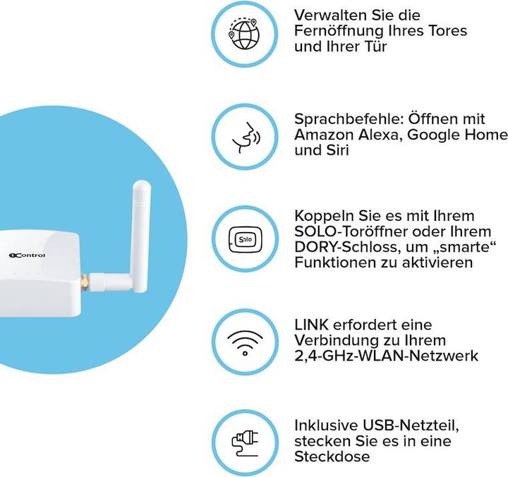 Produktbild 1Control LINK Sprachsteuerung und Fernbedienung für SOLO