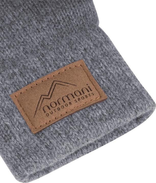 Image du produit Normani Gants homme en tricot mérinos avec peau de mouton "Leanyer" - 9635 (9)