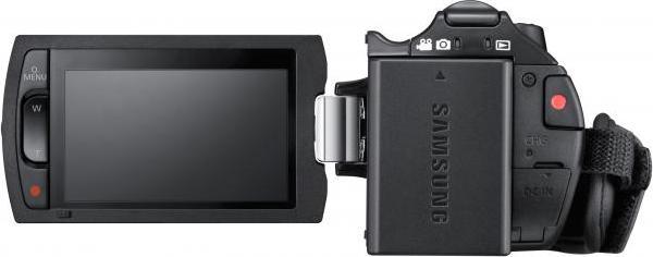 Actual product image Samsung HMX-H200, Full-HD Flash Camcorder, 20x optical zoom