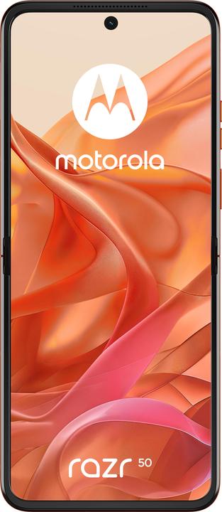 Produktbild Motorola Razr 50 (256 GB, Spritzige Orange, 271.65", SIM + eSIM, 50 Mpx, 5G)