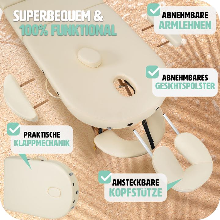 Produktbild tectake Massageliege oval