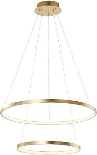 Actual product image Leuchten Direkt Circle 1152512 gold LED pendant luminaire 3000K 46W (2990 lm)