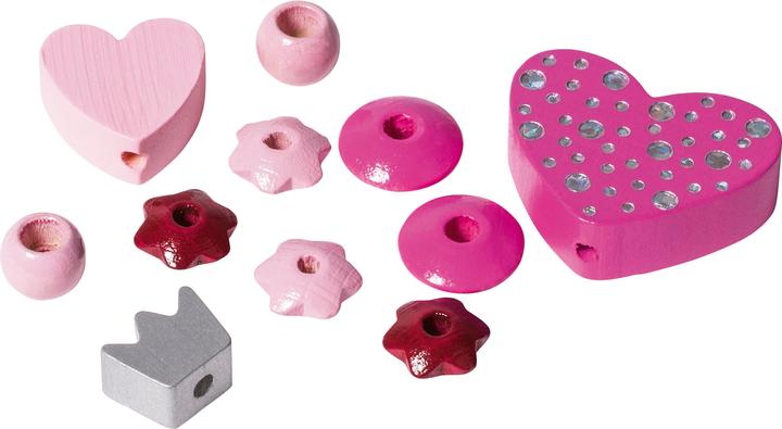Actual product image VBS Wooden dummy chains "Heart", 11 pcs. (11 x)
