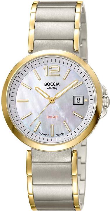 Immagine prodotto Boccia 3332-02 Orologio da donna Solar Titanium 35mm 5ATM (Orologio da polso analogico)