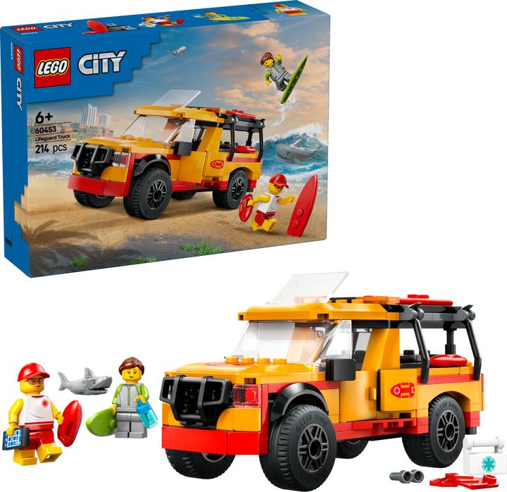 Produktbild LEGO Einsatzfahrzeug der Rettungsschwimmer (60453, LEGO City)