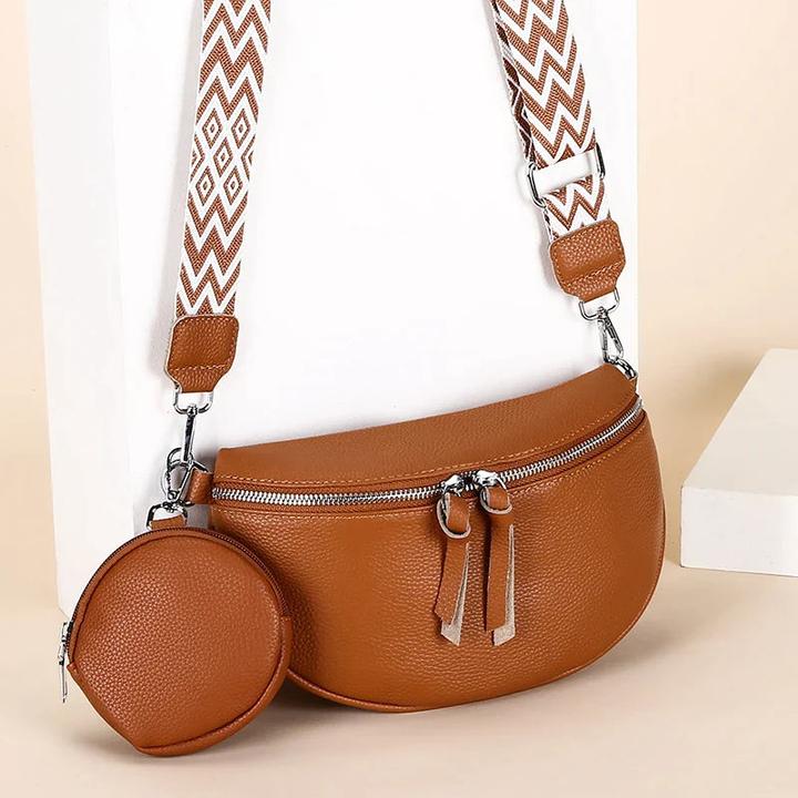 Actual product image Only-Bags.Store Genuine leather shoulder bags made of cowhide chest bag with small purse handbags