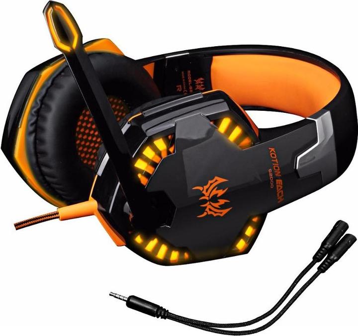 Produktbild JTI G2000 Pro Gaming-Headset - Orange
