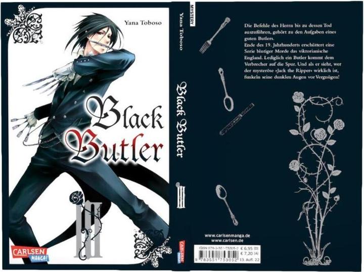 Produktbild Black Butler, Band 3 (Deutsch, Yana Toboso, 2010)