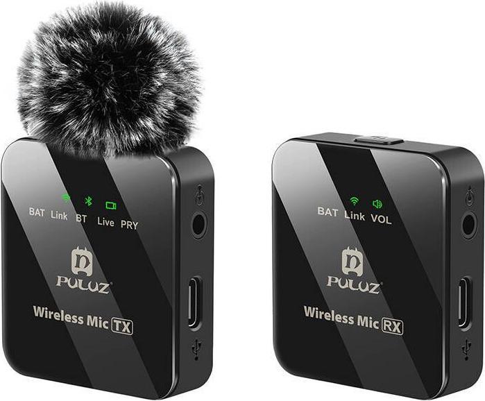 Image du produit Puluz Wireless Lavalier Microphone 1 TX + 1 RX