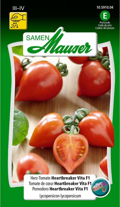 Immagine prodotto Samen Mauser Pomodoro Heartbreaker Vita F1 (Semi di verdura)