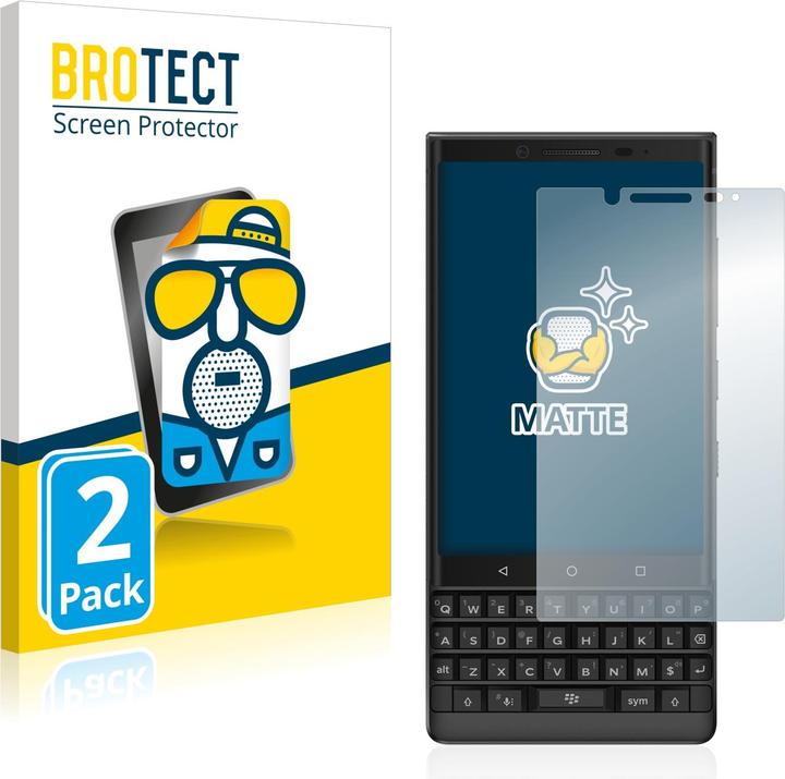 Actual product image BROTECT Anti-glare screen protector matt (2 Piece, KEY2)