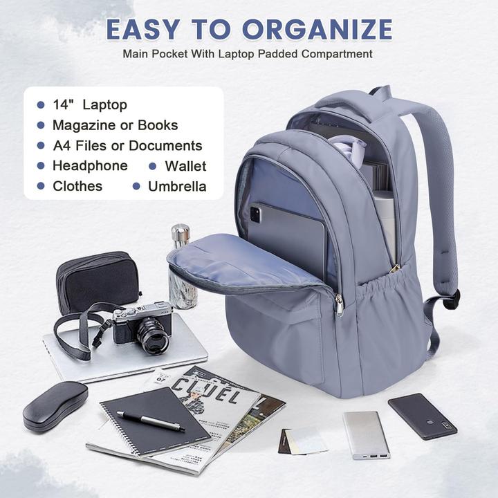 Actual product image Only-Bags.Store School rucksack, lightweight school bags, waterproof school rucksack for university, leisure