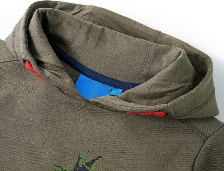 Produktbild VidaXL Kinder-Kapuzenpullover Khaki 104,Material: 92 % Baumwolle. 8 (104)
