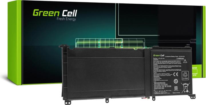 Actual product image GreenCell Laptop Battery C41N1416 Battery for Asus G501J UX501 - 15.2V - 3950mAh (3 Cells, 3950 mAh)