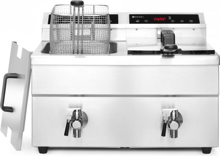 Actual product image Hendi Induction Fryer Kitchenline 2X8L