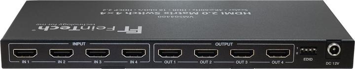 Actual product image FeinTech VMS04400 HDMI 2.0 Matrix Switch 4x4 mit Scaler