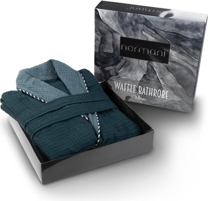 Produktbild Normani Herren Bademantel Waffelpique Moyo (4XL)